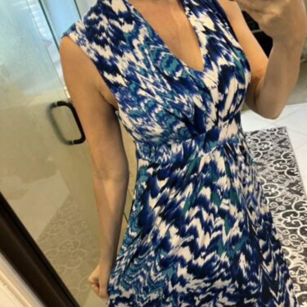 Chico’s Blue Sleeveless Dress XL (2)